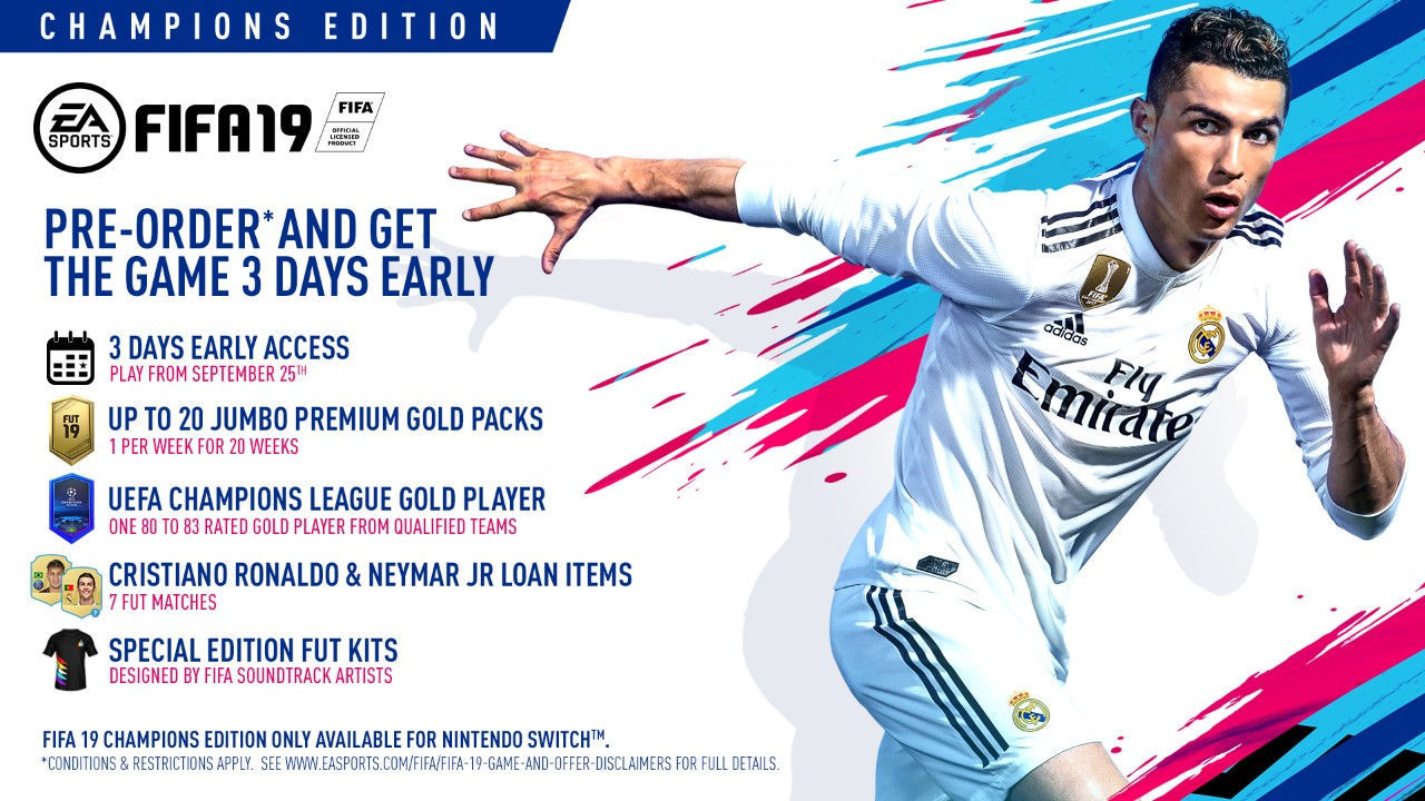 FIFA 19 Champions Edition for Switch image