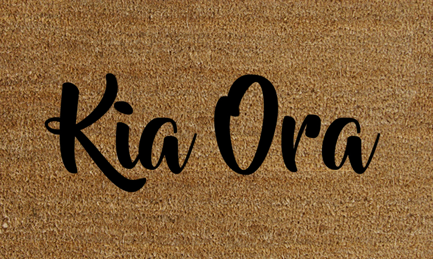 Natural Fibre Doormat - Kia Ora image