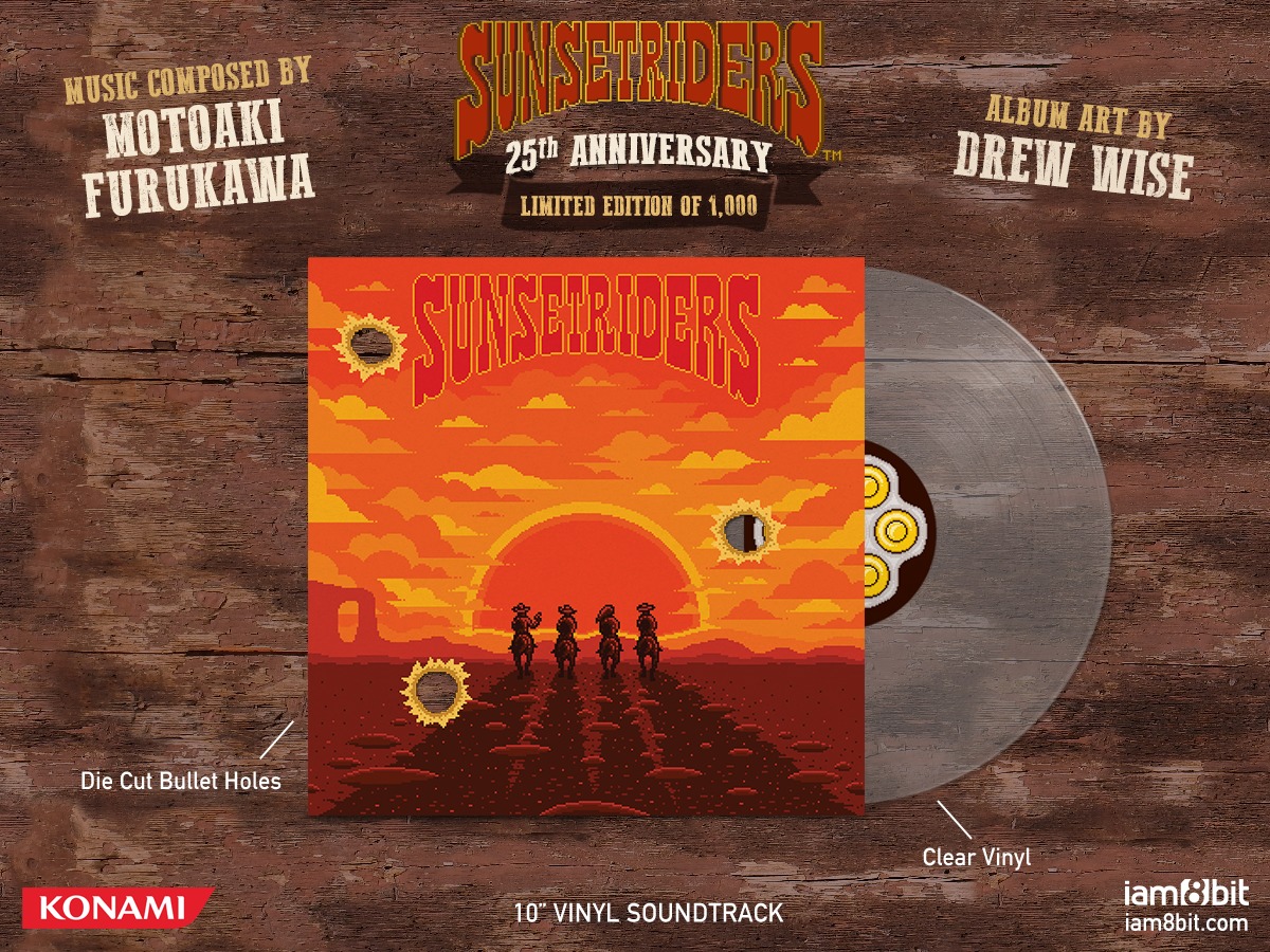 Sunset Riders Soundtrack (LP) by Motoaki Furukawa image