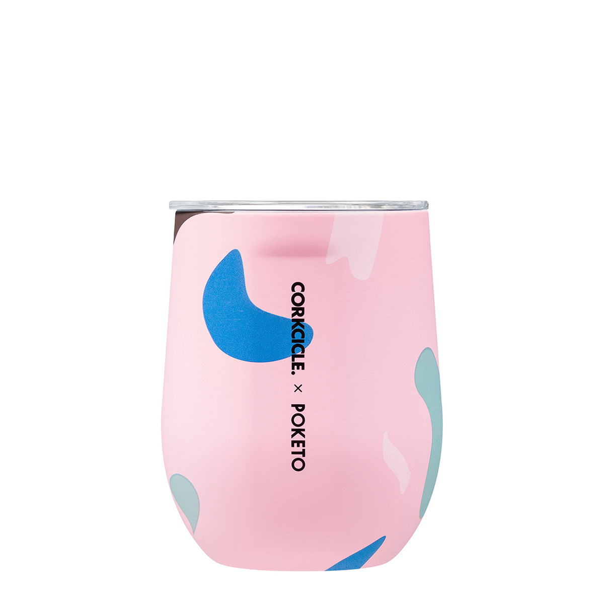 Corkcicle Poketo Stemless Pink Party at Mighty Ape NZ