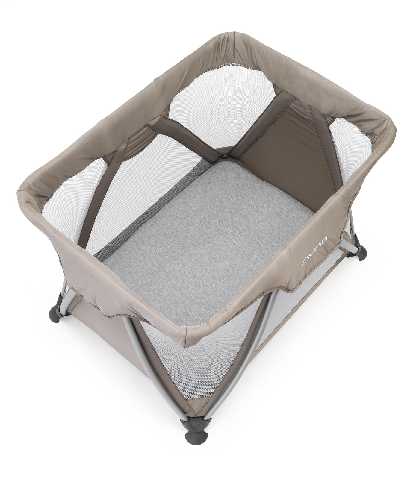 Nuna Sena Travel Cot Fitted Sheets Accessory - White image