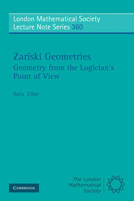 London Mathematical Society Lecture Note Series: Series Number 360 by Boris Zilber image