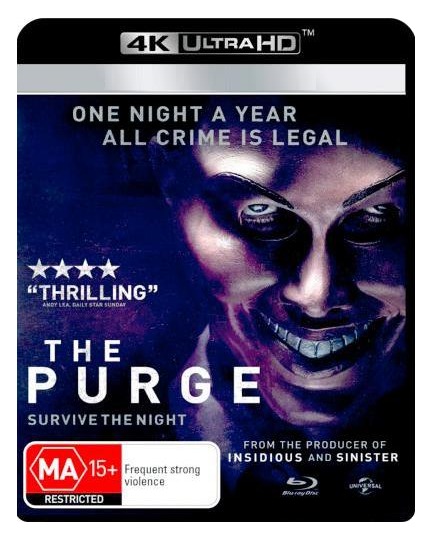 The Purge on UHD Blu-ray