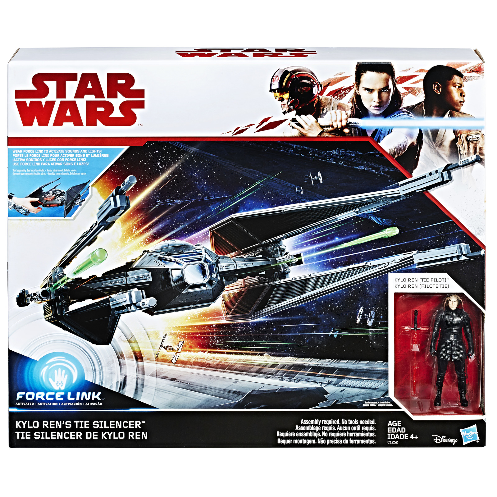 Star Wars: Force Link Figure - Kylo Ren & Tie Silencer 2 Pack image