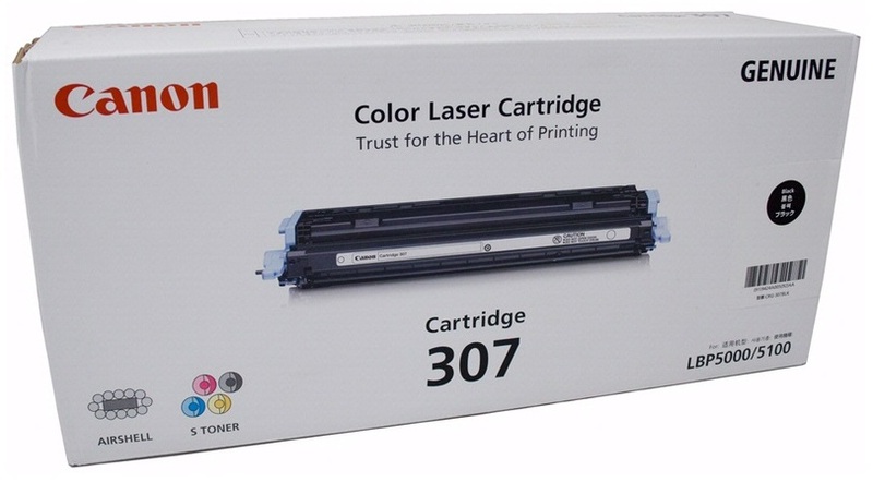 Canon CART307BK Black Toner Cartridge for LBP5000 - BLACK