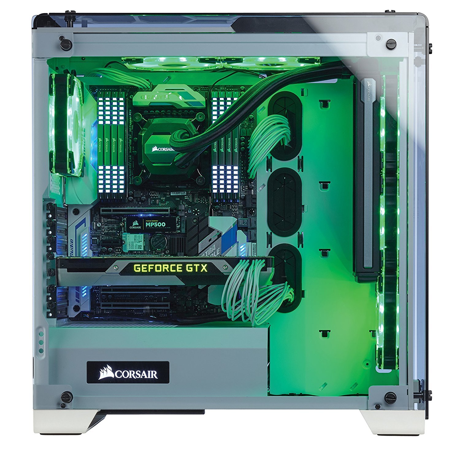 CORSAIR Crystal Series 570X RGB ATX Mid Tower Case at Mighty Ape NZ