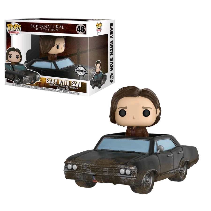 Supernatual - Baby with Sam Damaged Pop! Rides Vinyl Set (with a chance for a Chase version!)