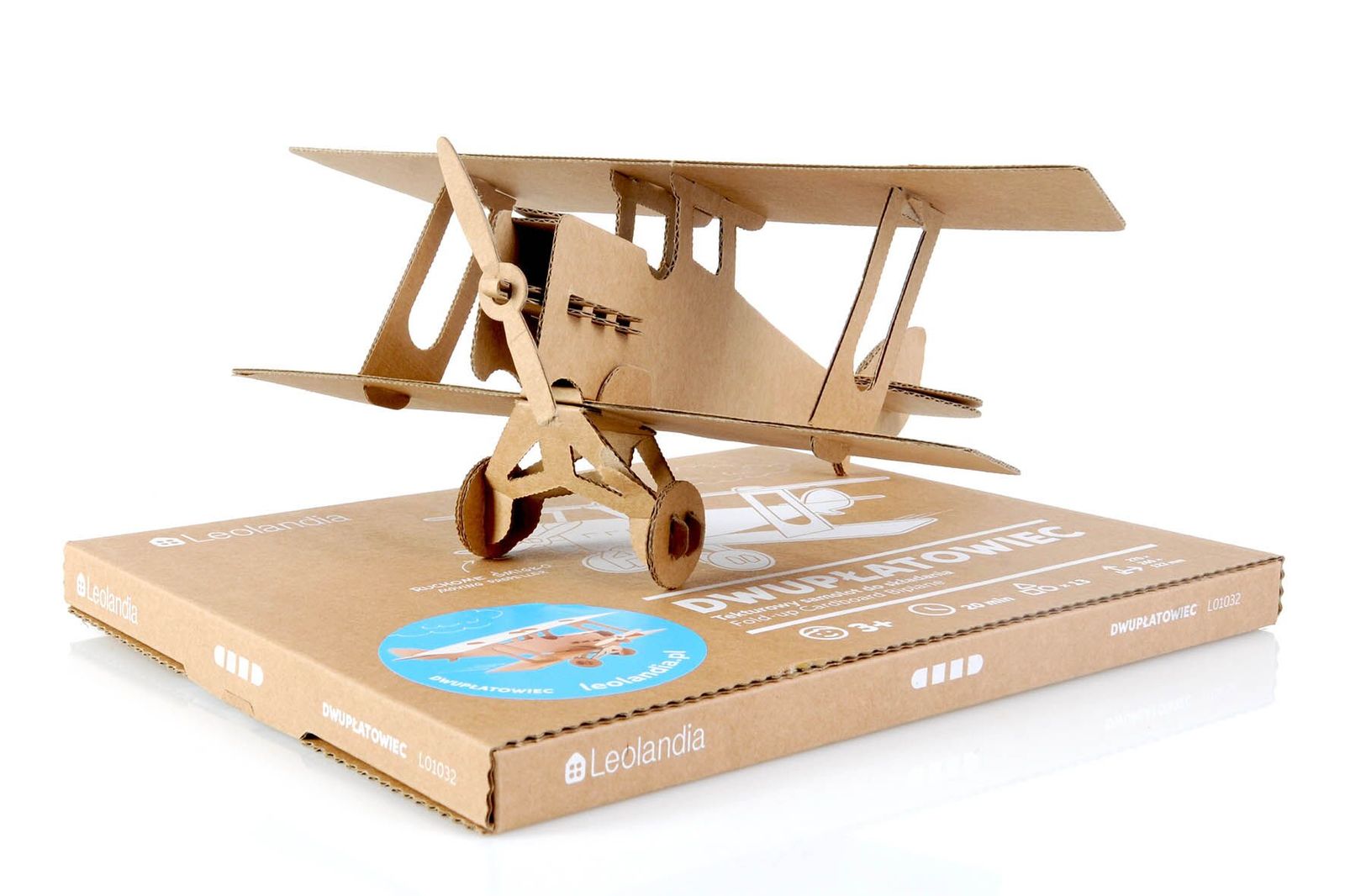 Leolandia Biplane (Natural)