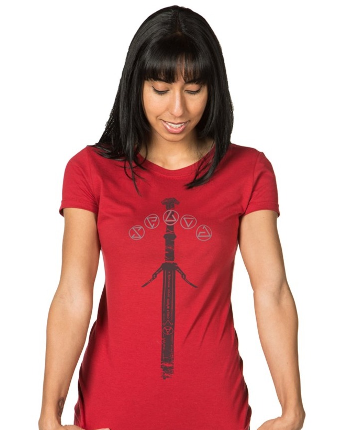 The Witcher: Silver Sword Women's T-Shirt - (XL)