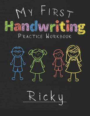 My first Handwriting Practice Workbook Ricky by Ricky Publshing image