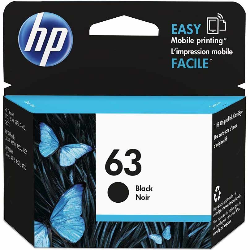 HP 63 Black Original Ink Cartridge image