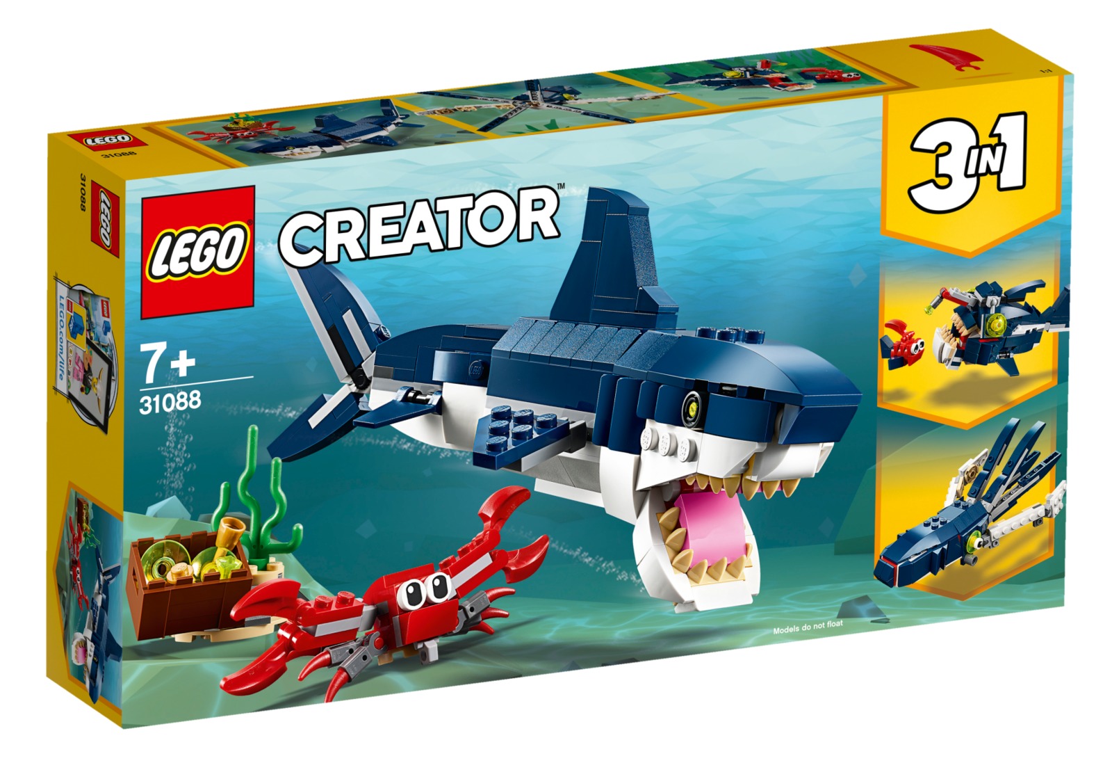 LEGO Creator: Deep Sea Creatures (31088)