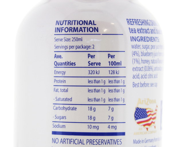 AriZona Iced Tea Blueberry White Tea at Mighty Ape NZ