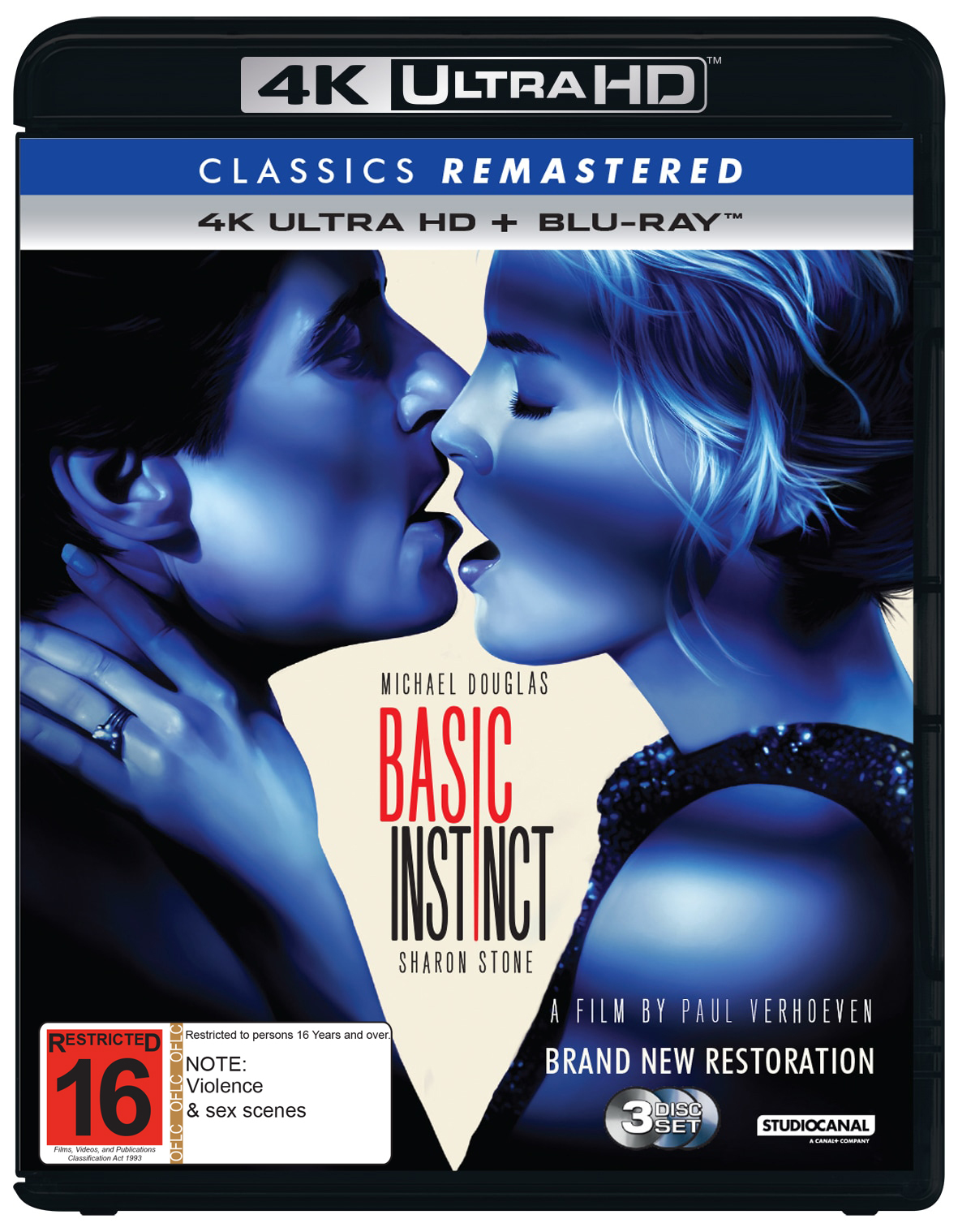 Classics Remastered: Basic Instinct (4K UHD + Blu-Ray) image