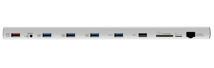 MBeat - M-SLEEK Docking station for Notebook and Macbook - Aluminium Silver image