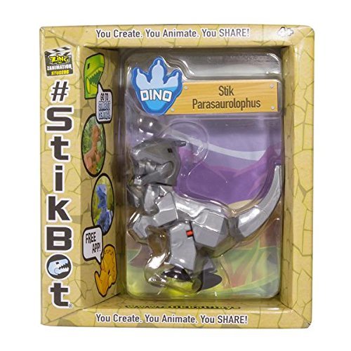 Stikbot: Dino Single - Parasaurolophus (Silver) image