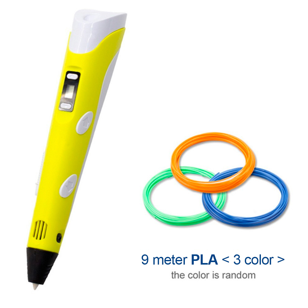 Ape Basics: USB 3D Drawing Printer Pen with Refills - Yellow image