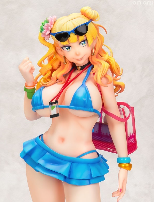Please Tell Me! Galko-chan: 1/6 Galko-Chan (Swimsuit Ver.) - PVC Statue image