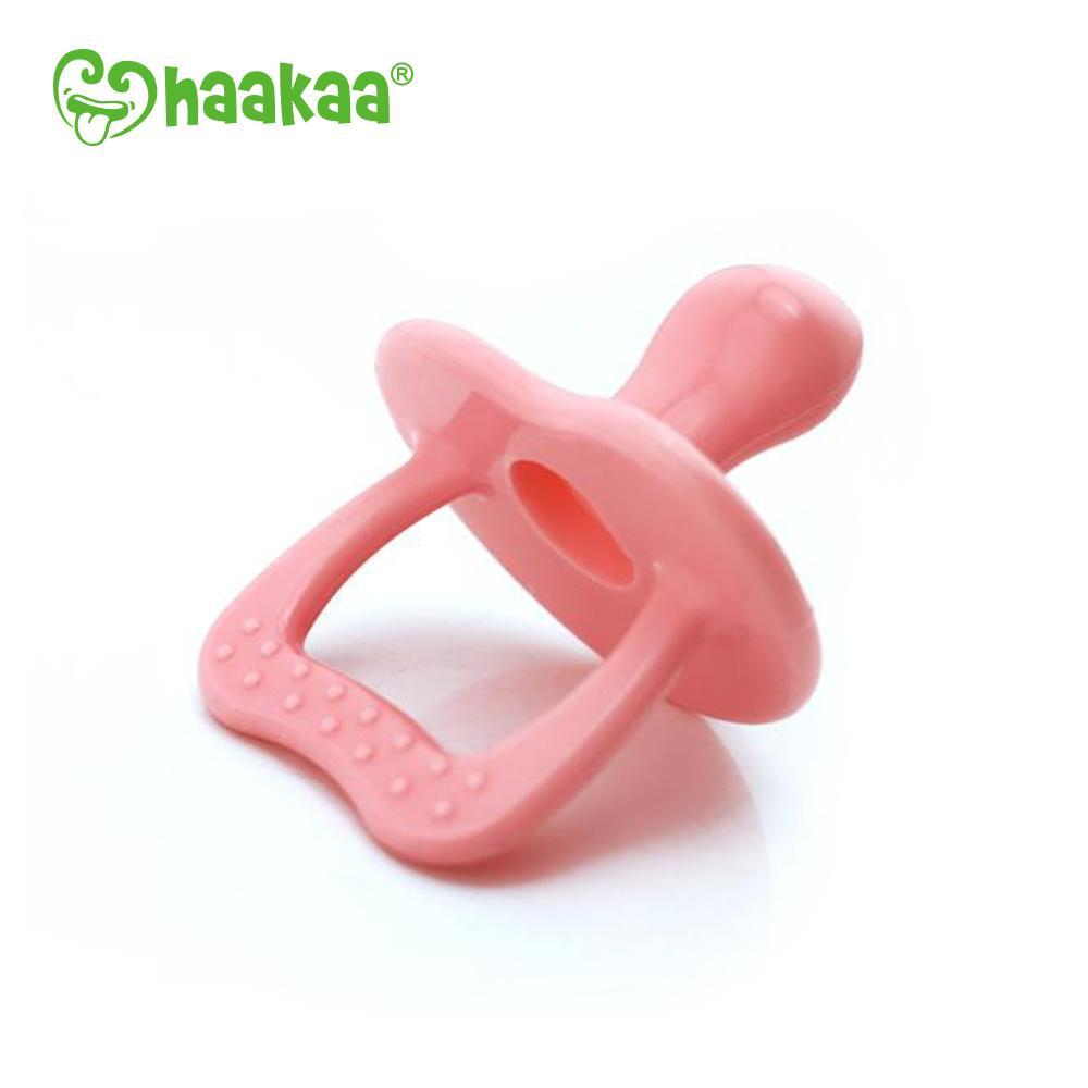 Haakaa: Silicone Coloured Dummy - Pink image