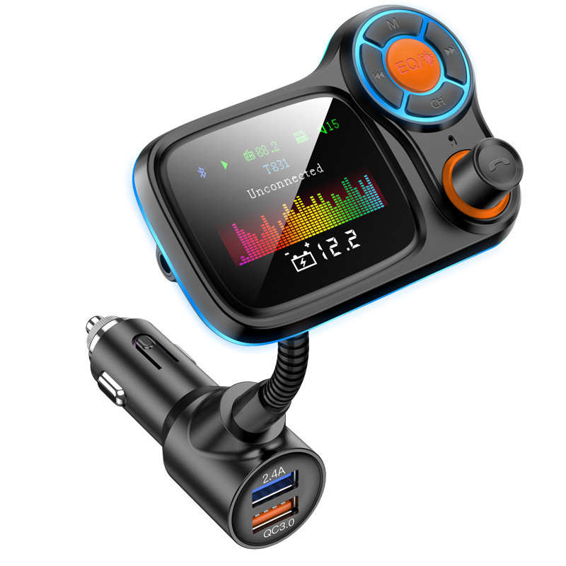 Big Display Car Charger FM Transmitter