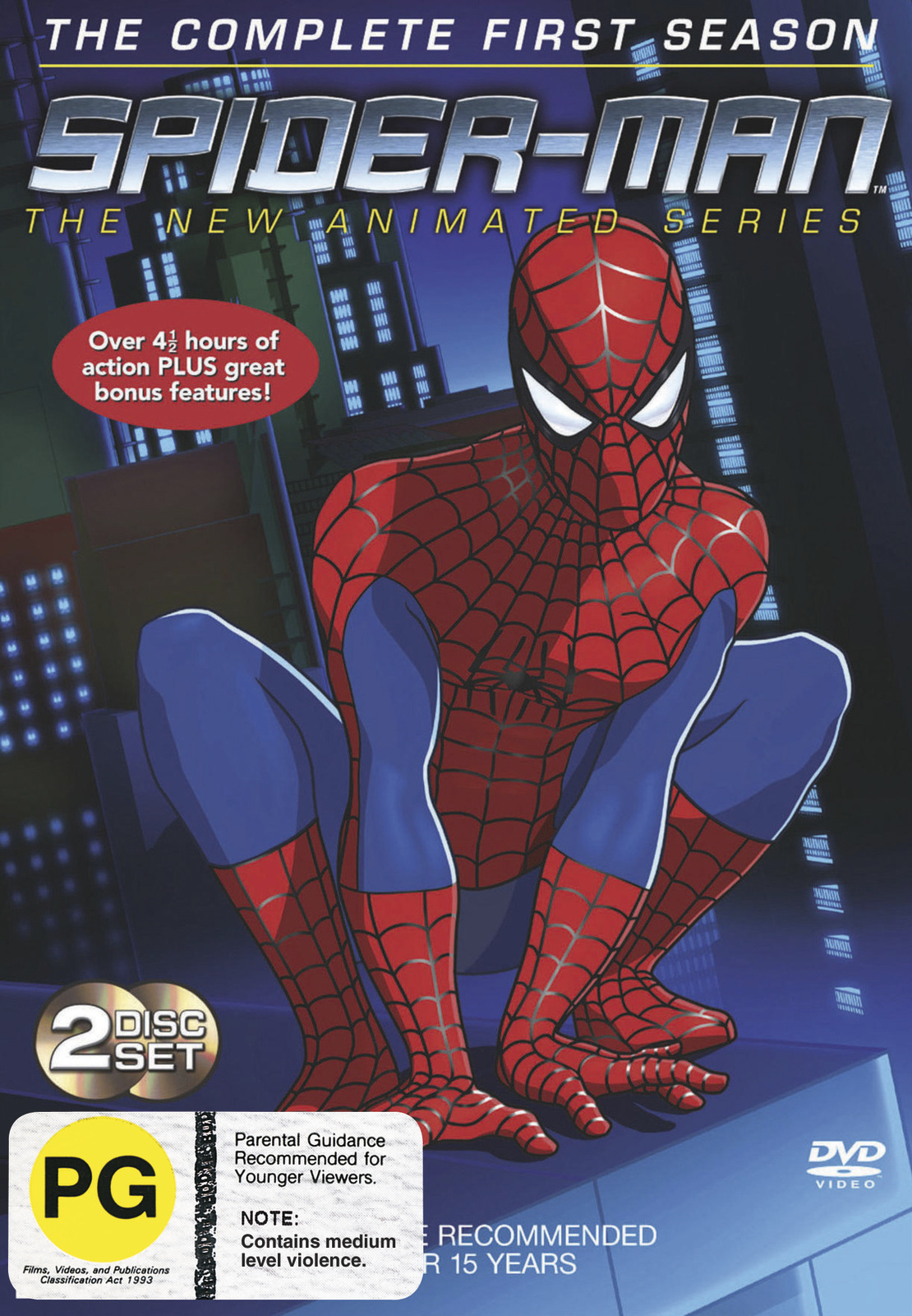 Spider-Man - The Animated Series: Complete Season 1 (2 Disc Set) on DVD image