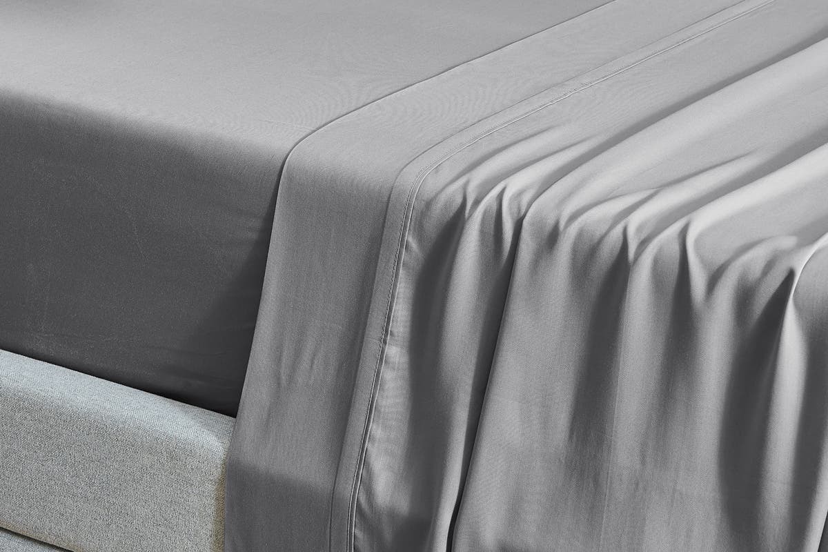 Ovela 100 Natural Bamboo Bed Sheets Set (Silver, Double) at Mighty