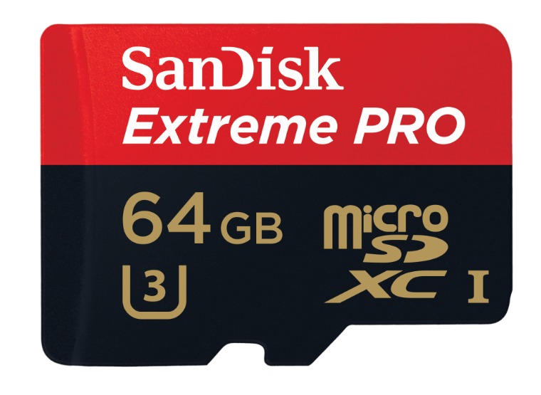 64GB SanDisk Extreme Pro - MicroSD UHS-I Card