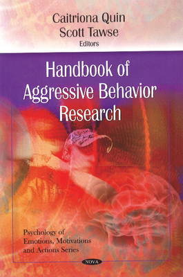 Handbook of Aggressive Behavior Research by Caitriona Quin image