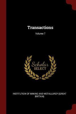 Transactions; Volume 7 image