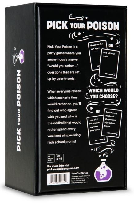 Pick Your Poison Board Game At Mighty Ape NZ
