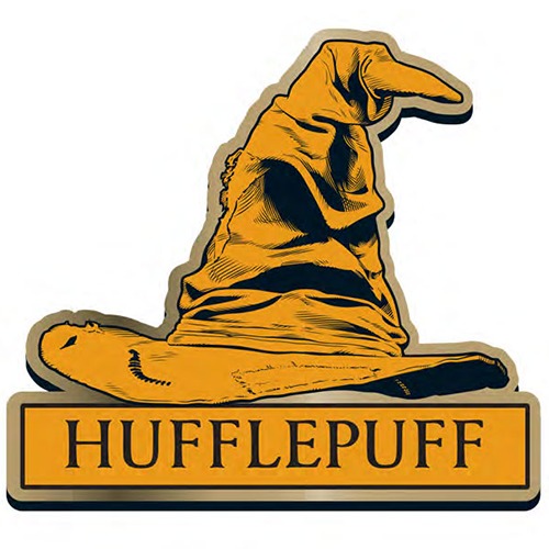 Harry Potter Hufflepuff Sorting Hat Badge