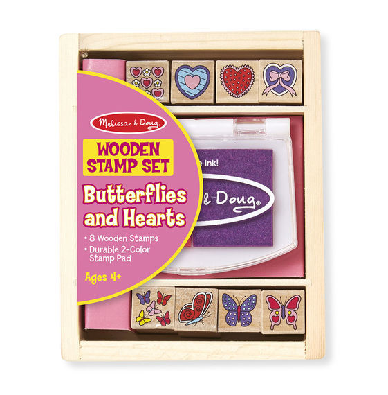 Melissa & Doug: Butterfly and Hearts Stamp Set image