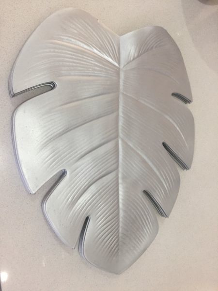 Annabel Trends Placemat - Palm Leaf (Silver) image
