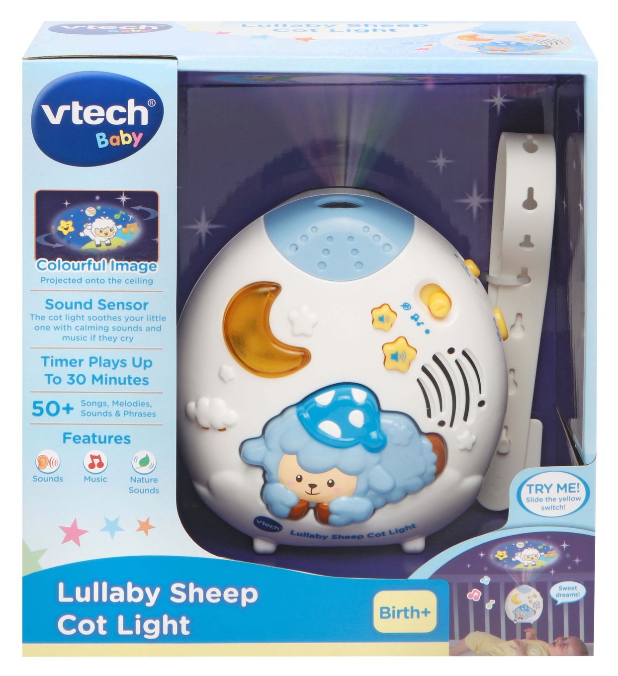 Vtech: Lullaby Sheep Cot Light - Blue image
