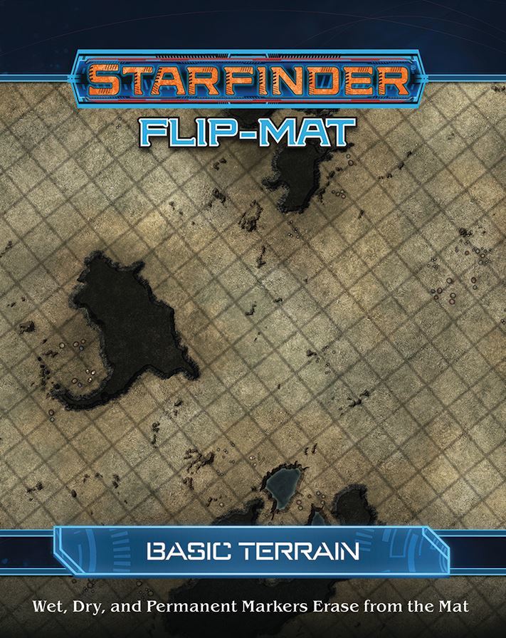 Starfinder RPG Flip Mat: Basic Terrain image