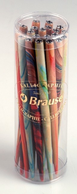Brause: Marbleized Nib Holder - Assorted Colours image