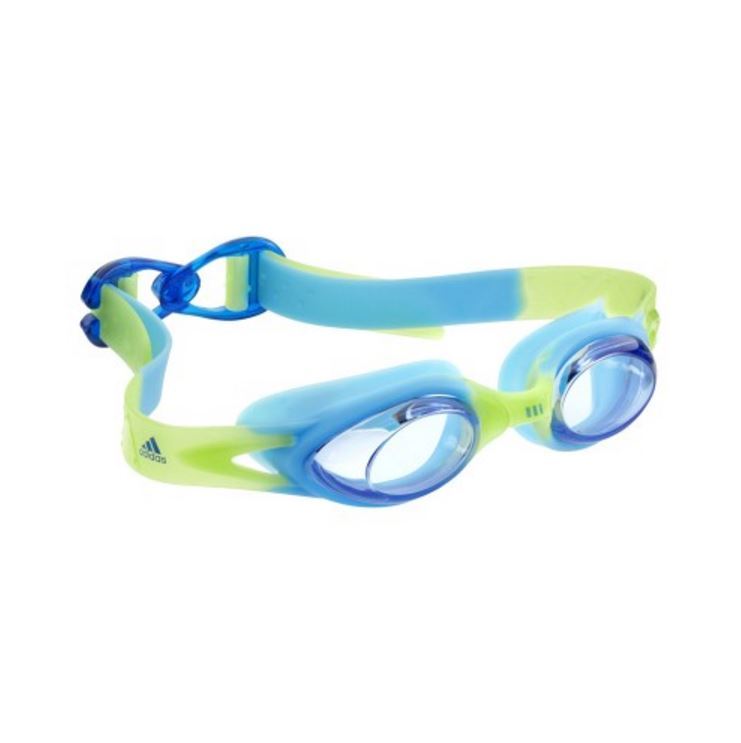 Adidas Aquasurf Kids Goggles - Clear Lens (Lime/Aqua) image