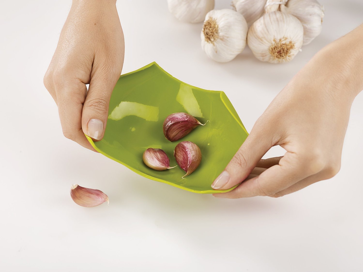 Joseph Joseph Scroll Garlic Peeler Green at Mighty Ape NZ