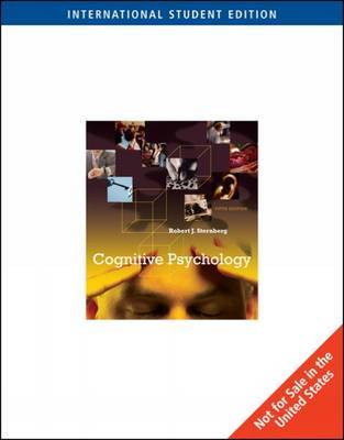 Cognitive Psychology by Robert Sternberg image