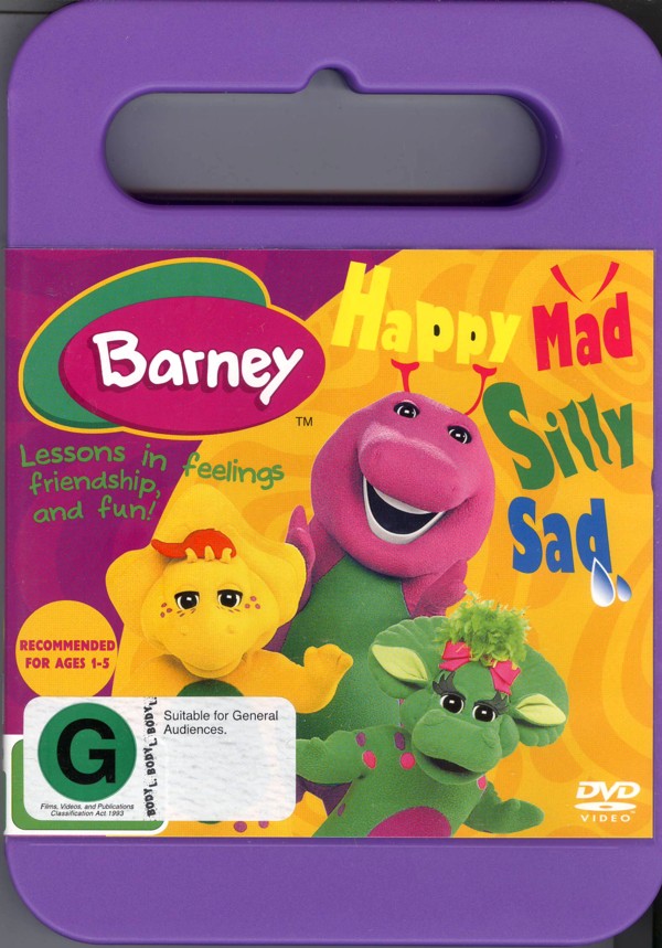 Barney - Happy Mad Silly Sad on DVD image