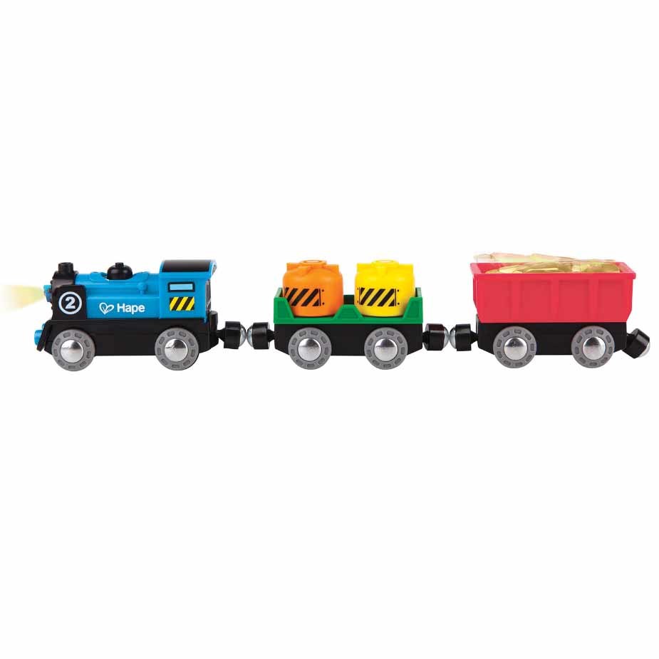 Hape: Battery Powered Rolling Stock Set image