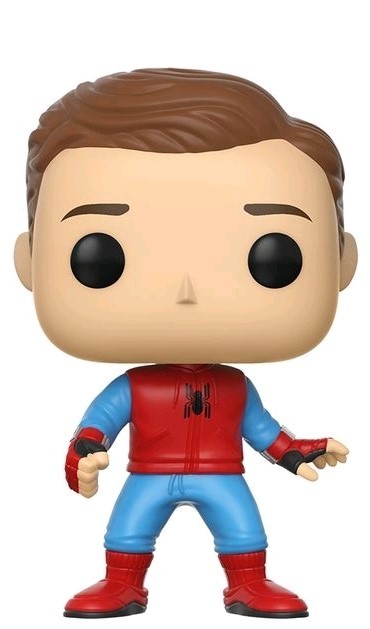 Spider-Man: Homecoming - Spider-Man Homemade Suit (Unmasked) Pop! Vinyl Figure image