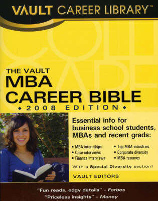 The Vault MBA Career Bible by Vault Editors image