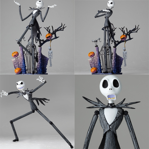 Nightmare Before Christmas Revoltech Jack Skellington Action Figure