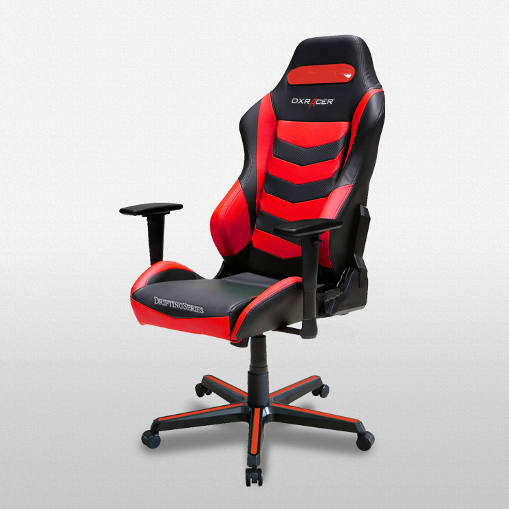 DXRacer Drifting Series DM166 Gaming Chair (Black and Red) for image