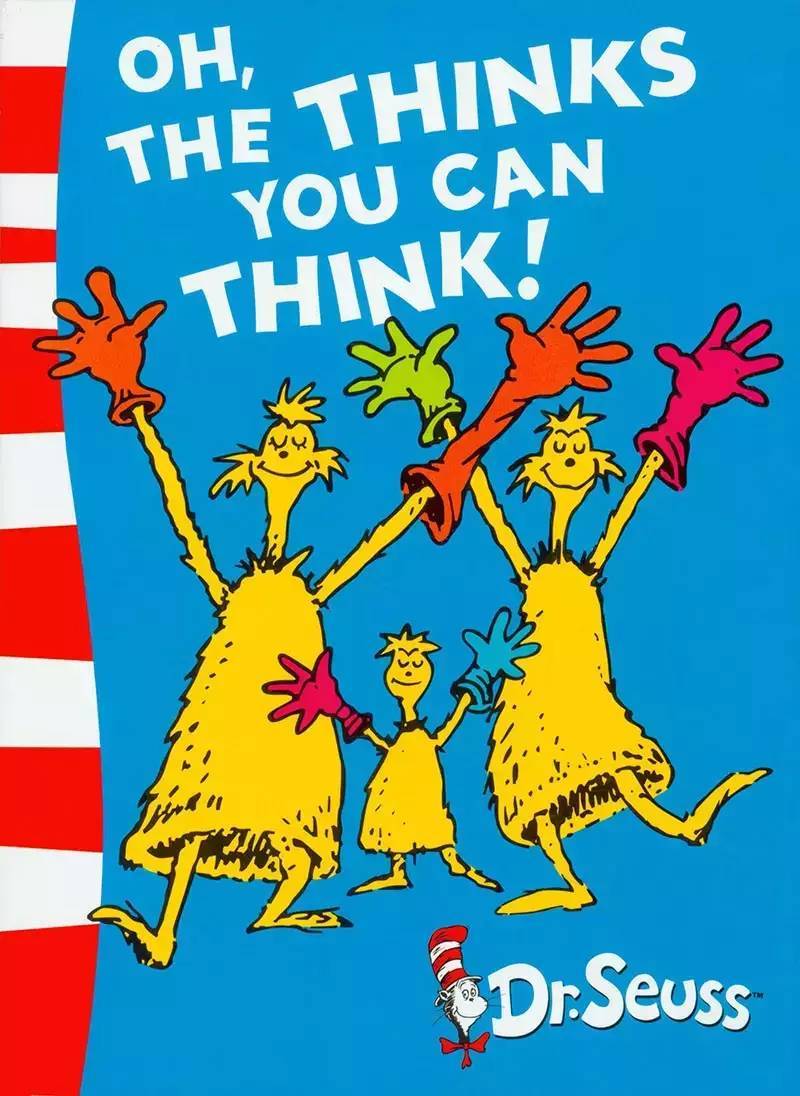 Oh, the Thinks You Can Think!: Green Back Book by Dr Seuss image