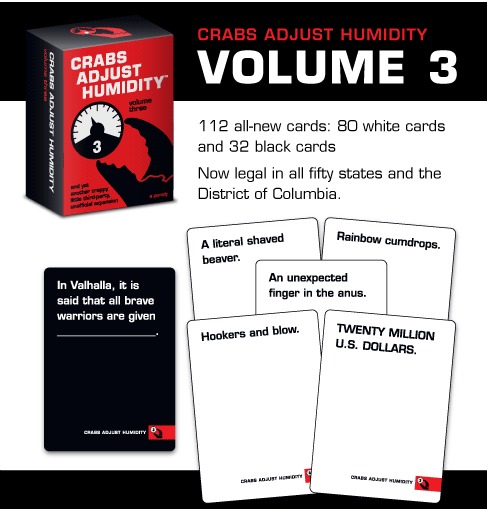 Crabs Adjust Humidity - Vol. Three | Board Game | at Mighty Ape NZ