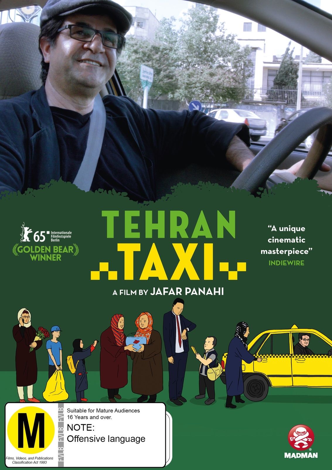Tehran Taxi on DVD image