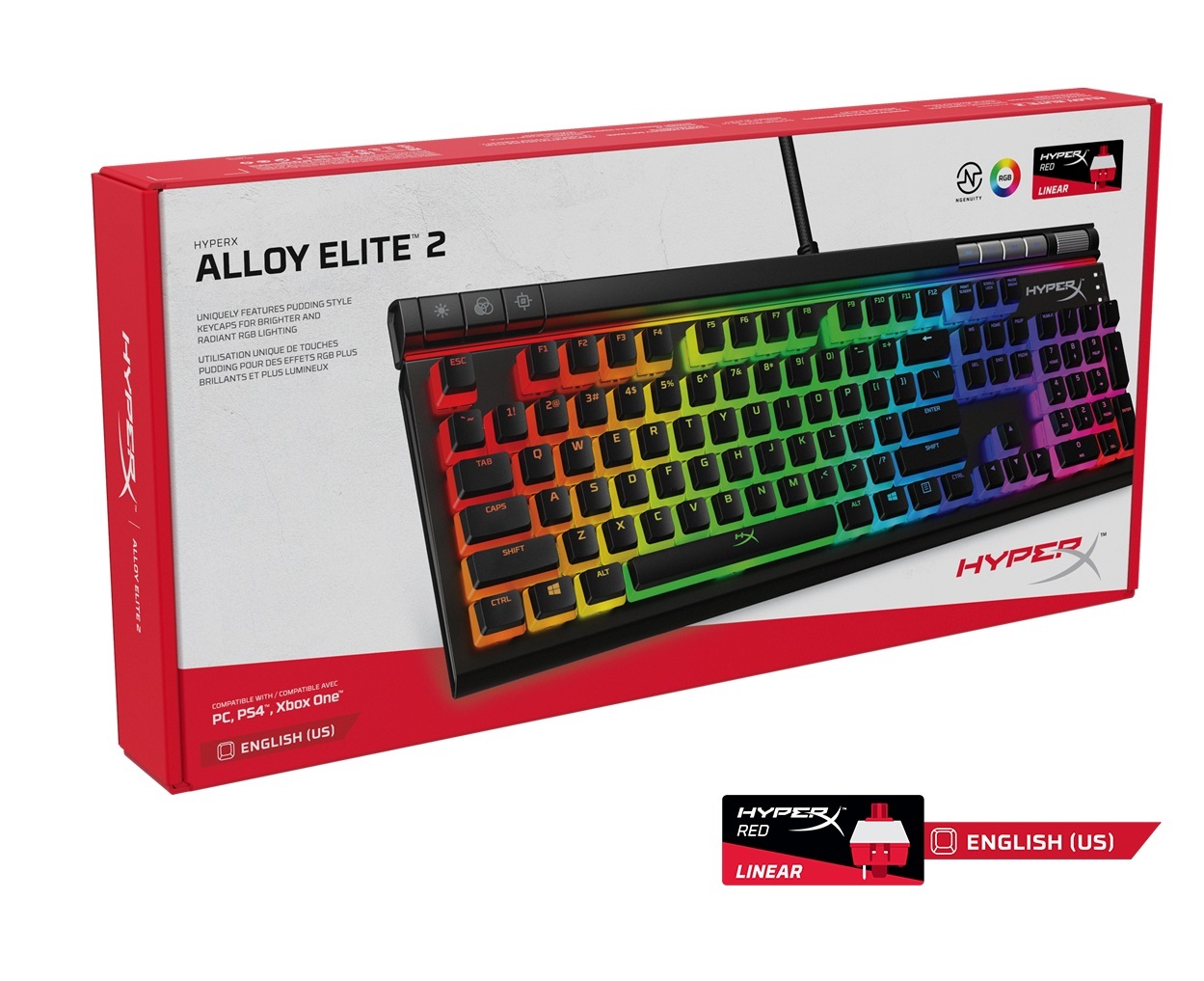 HyperX Alloy Elite 2 Mechanical Gaming Keyboard (Cherry MX Red) Buy