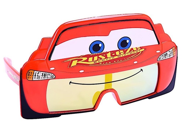 Sunstaches: Costume Sunglasses - Lightning McQueen